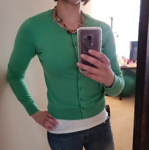 Emerald green cardigan